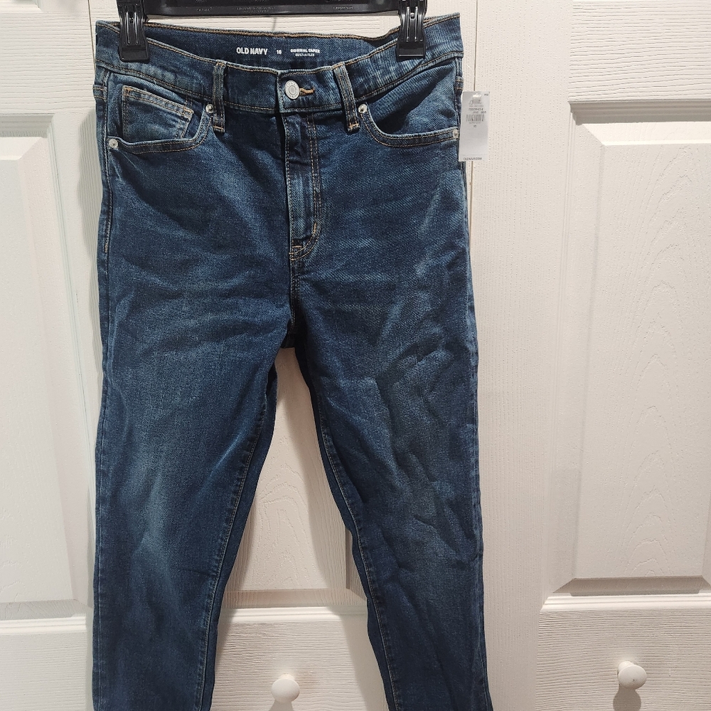 Boys Blue Old Navy Jeans size 16 tapered fit